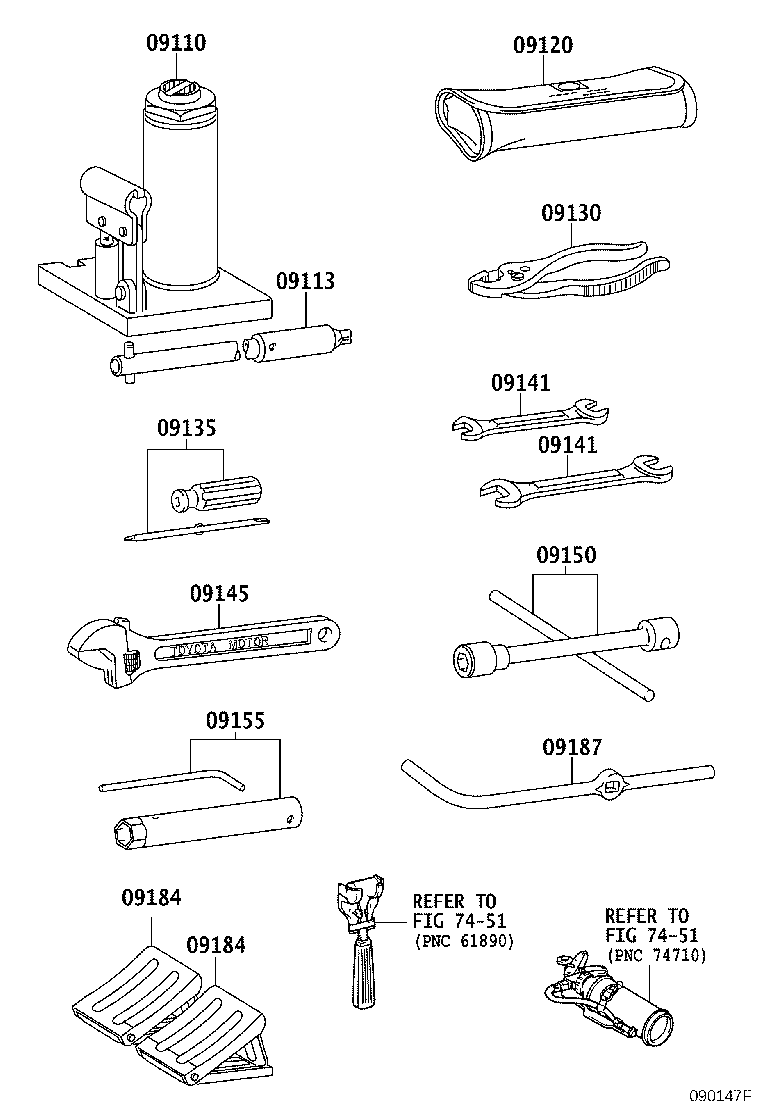 Exploded illustration 090147F