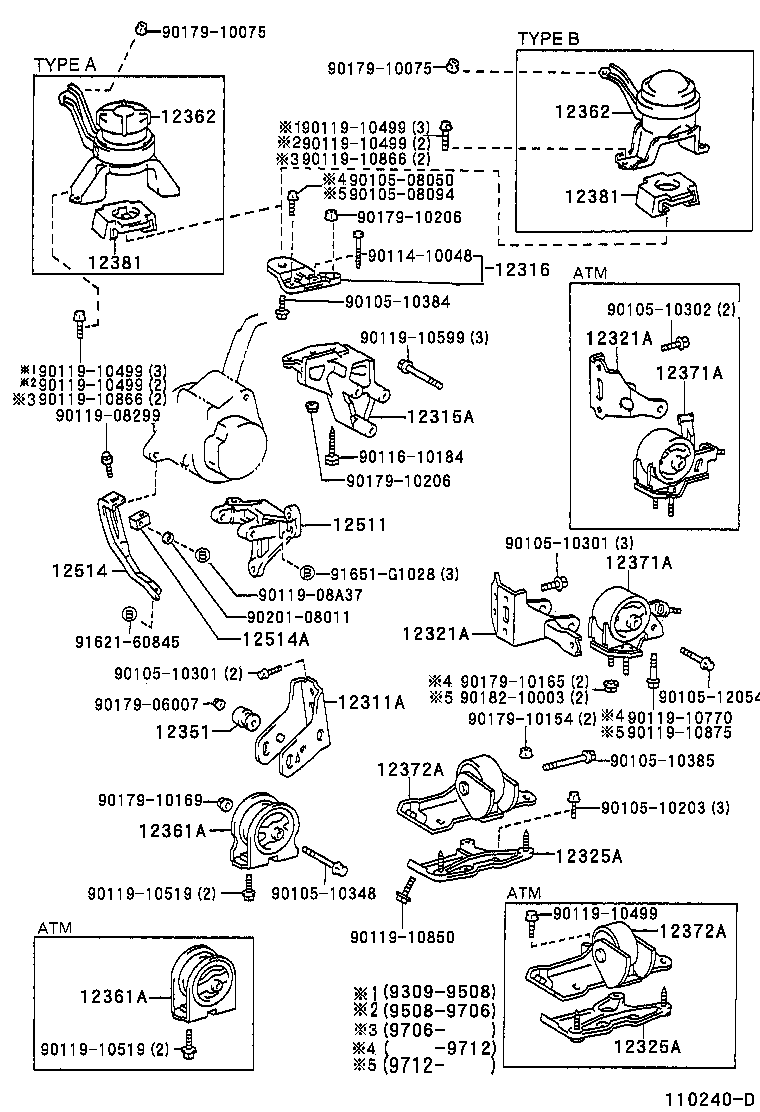 Exploded illustration 110240D