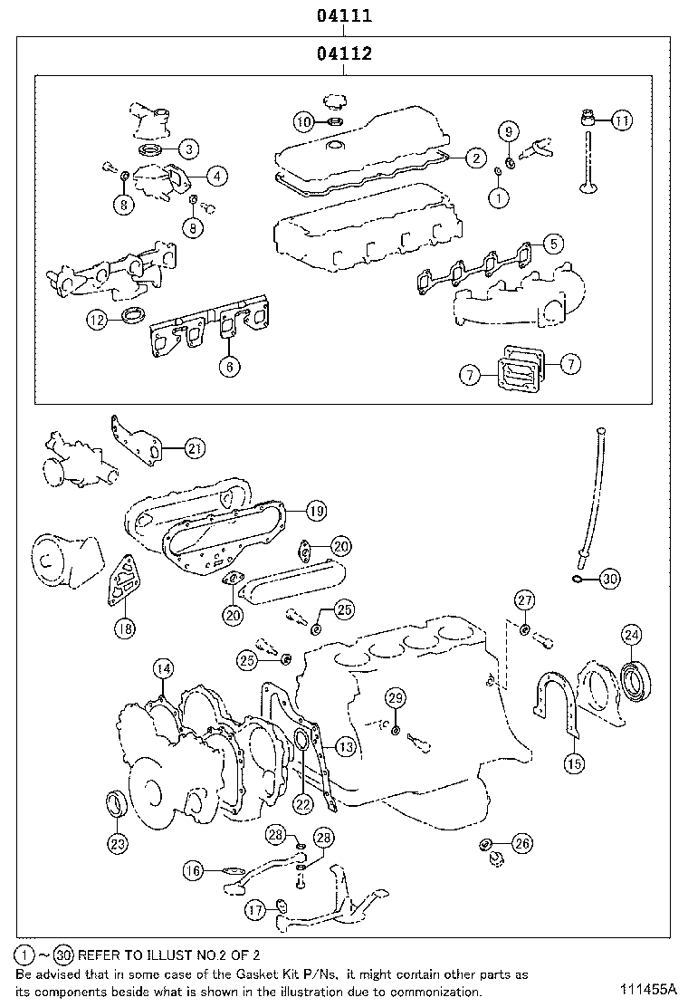 Exploded illustration 111455A