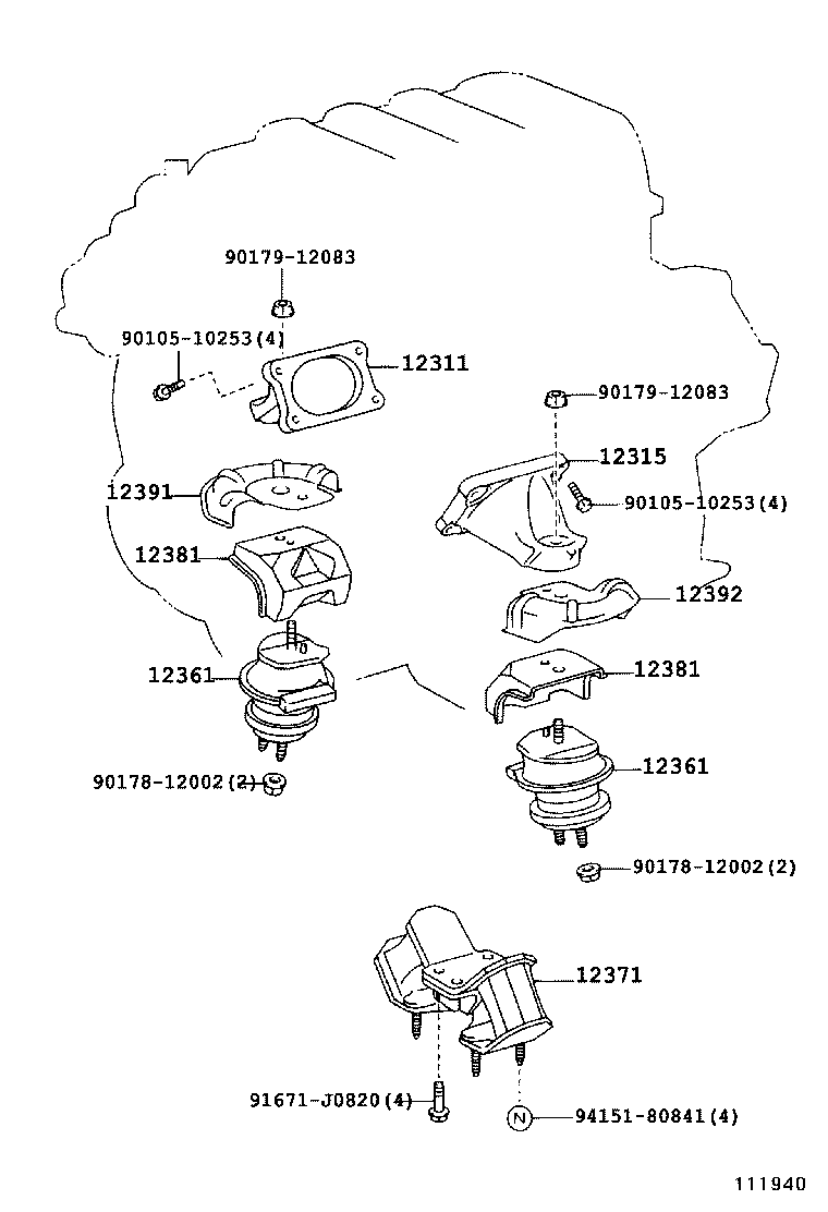 Exploded illustration 111940D