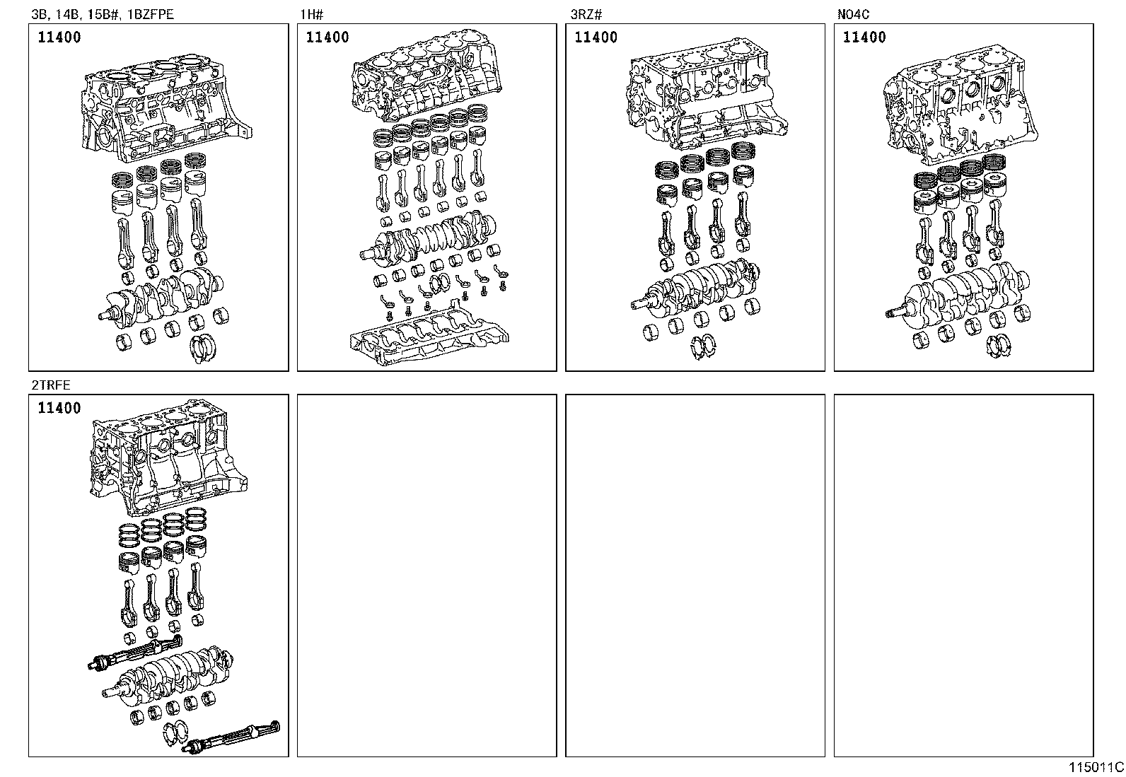 Exploded illustration 115011C