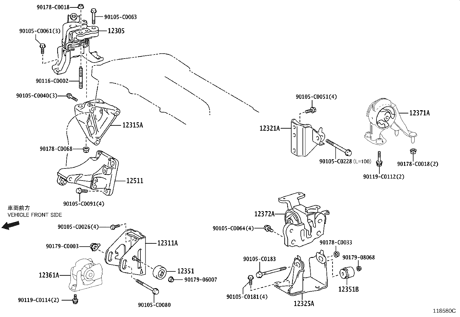 Exploded illustration 118580C