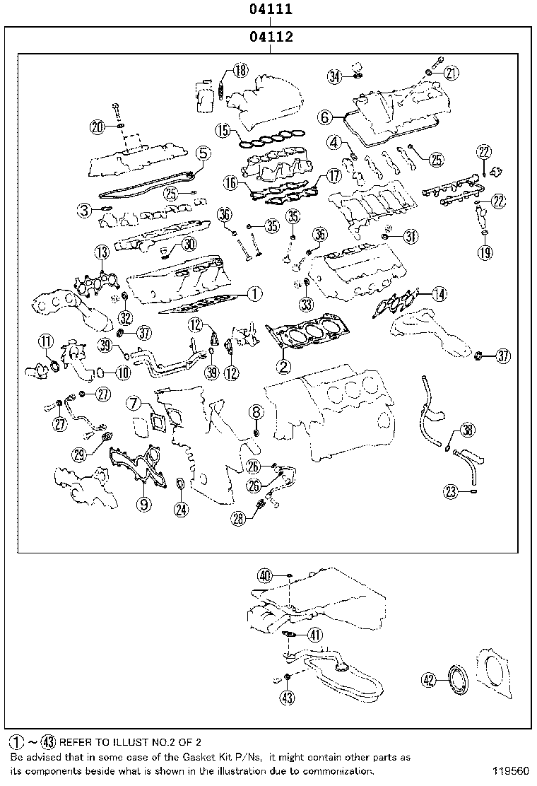 Exploded illustration 119560
