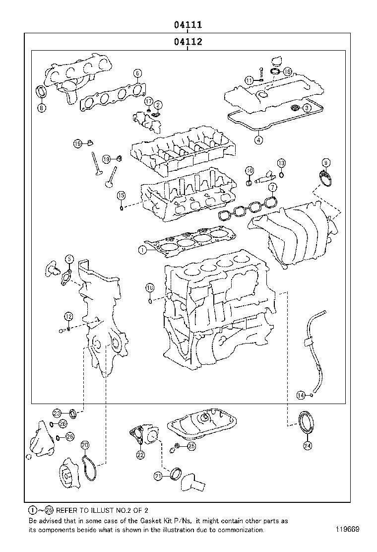 Exploded illustration 119669