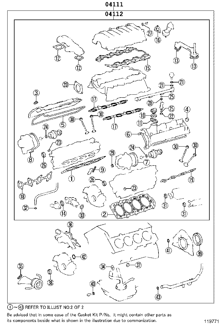 Exploded illustration 119771