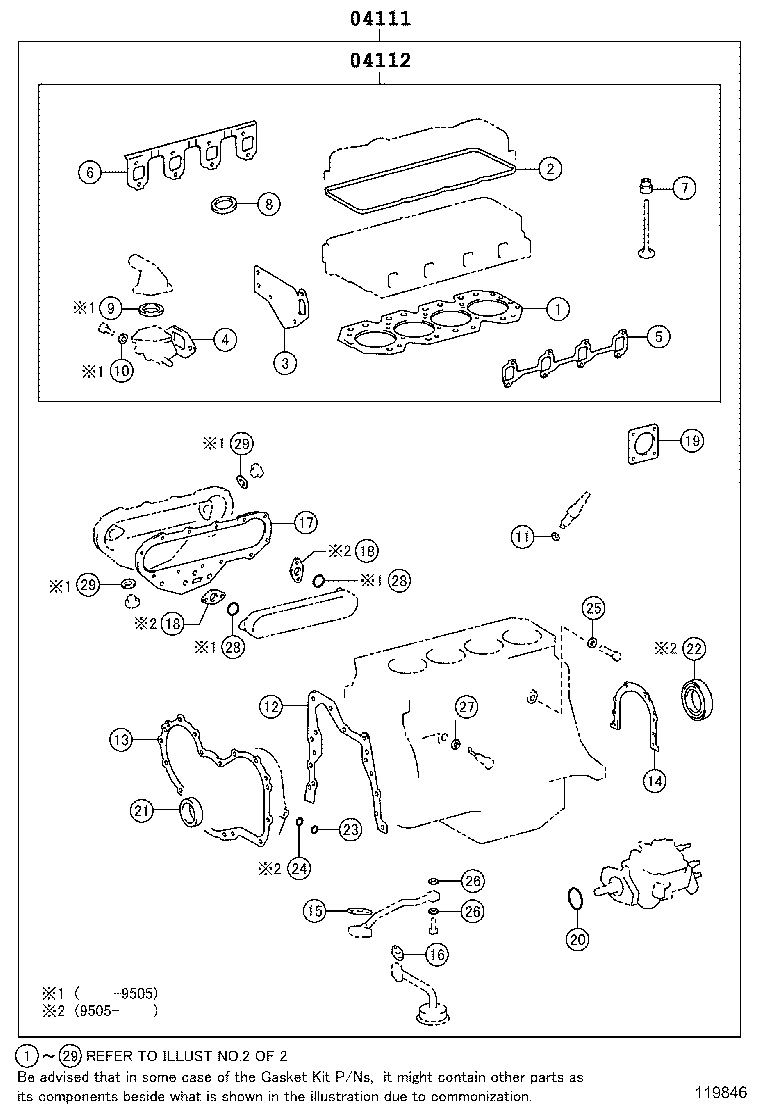 Exploded illustration 119846
