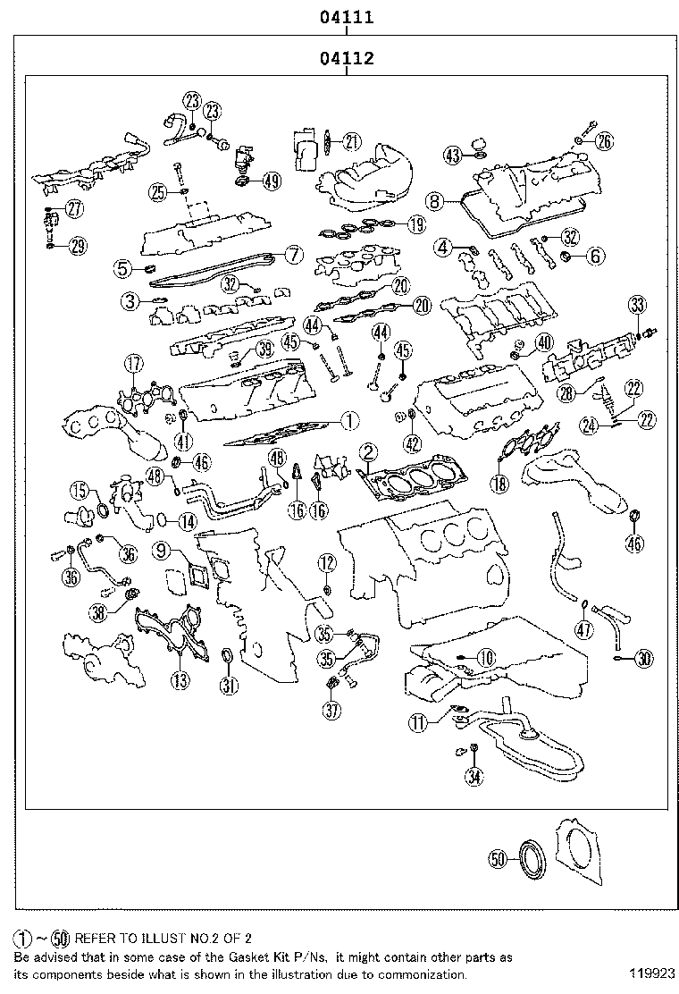 Exploded illustration 119923