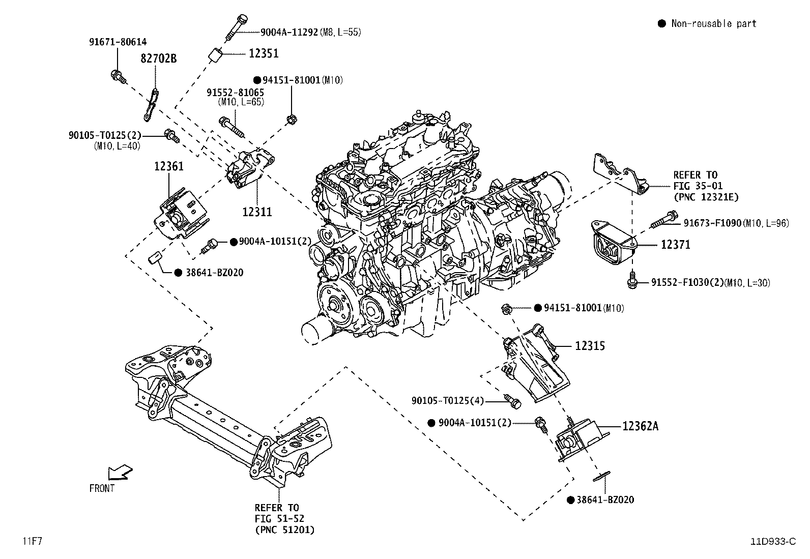 Exploded illustration 11D933C