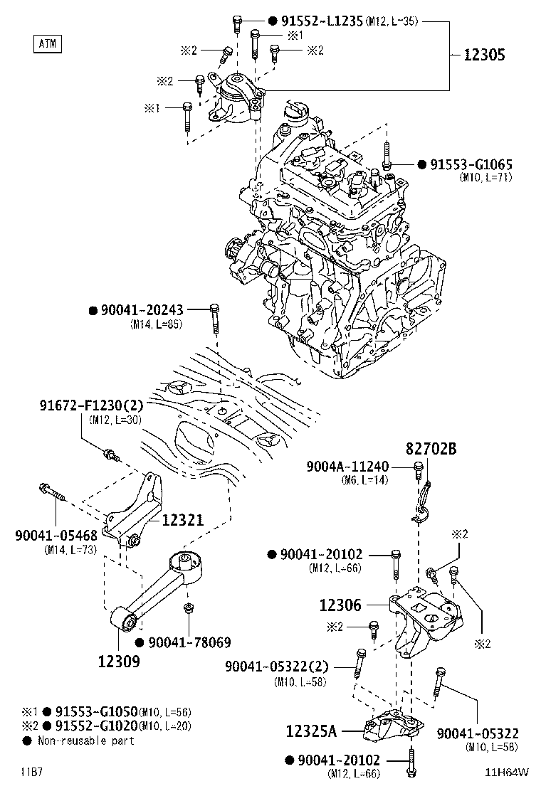 Figure 11H64W