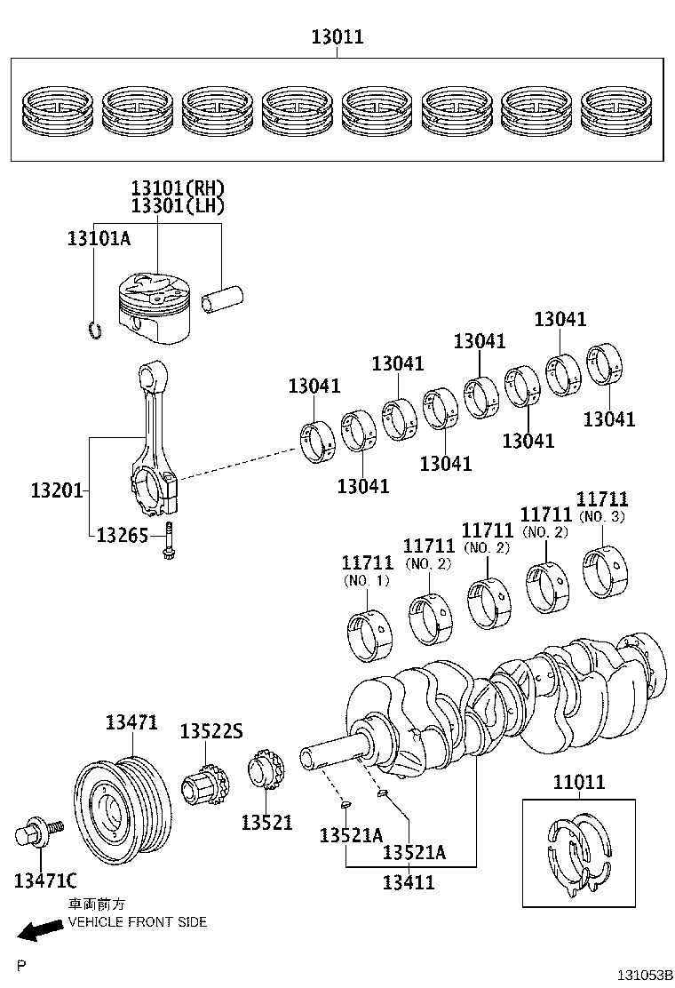Exploded illustration 131053B