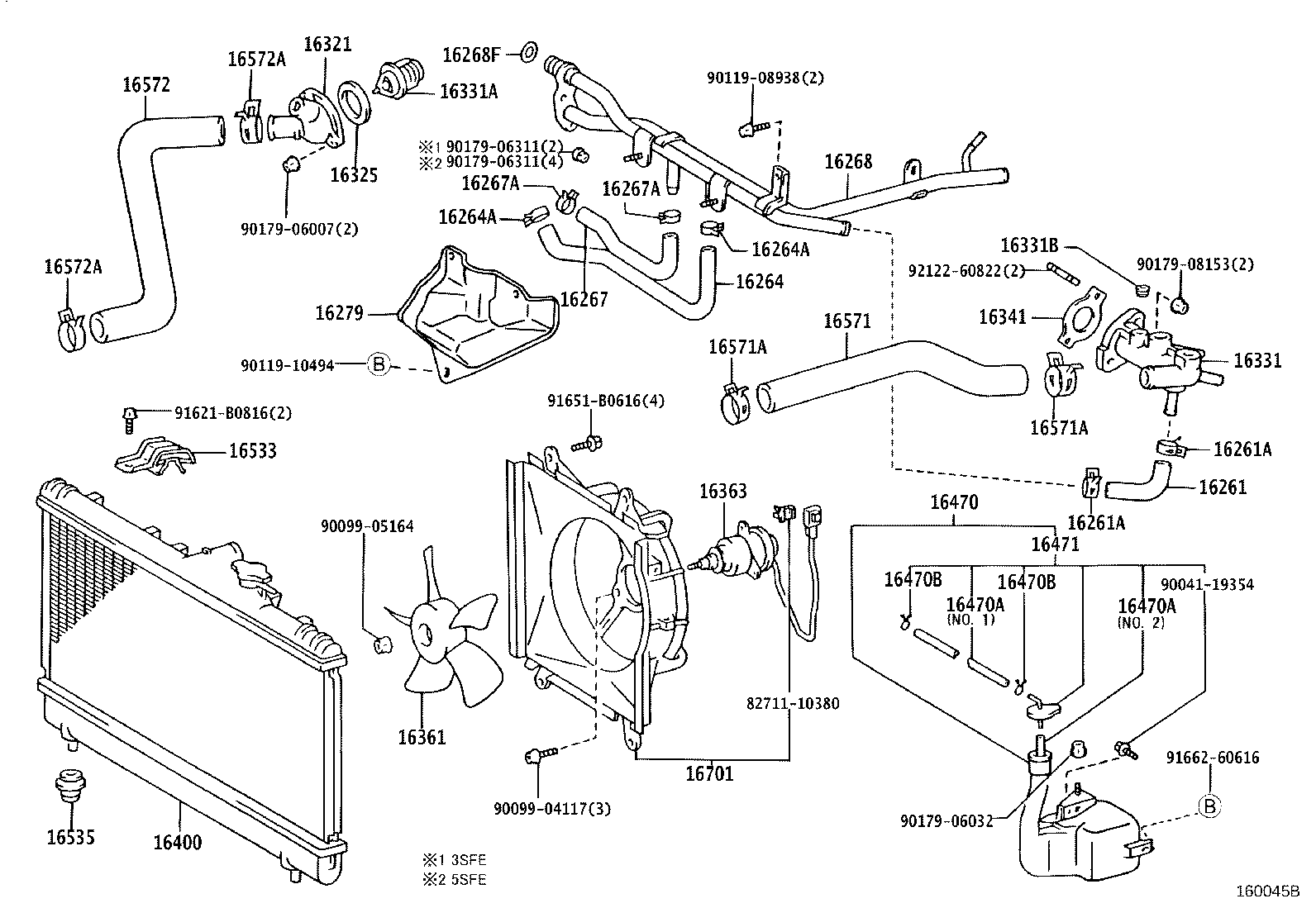 Exploded illustration 160045B
