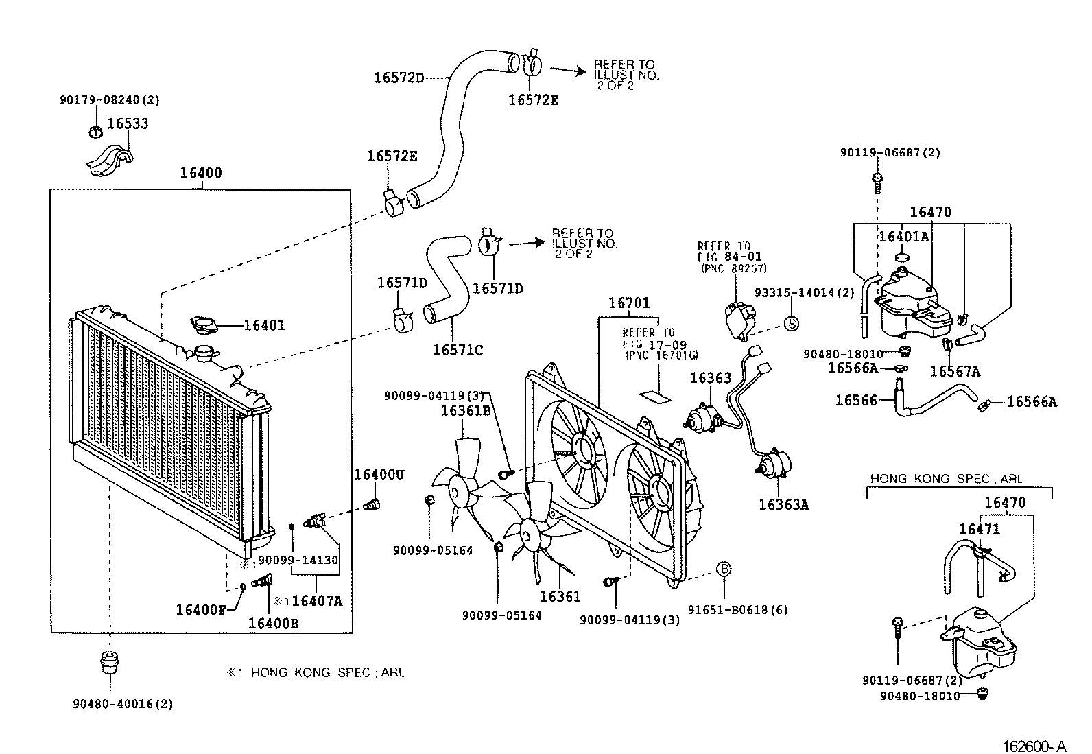 Exploded illustration 162600A