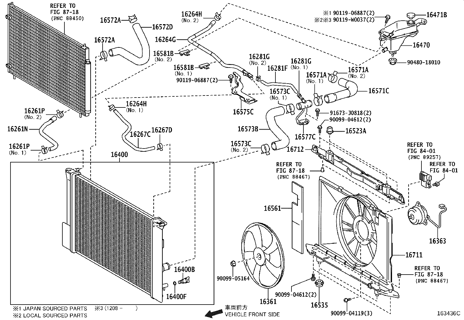 Exploded illustration 163436C