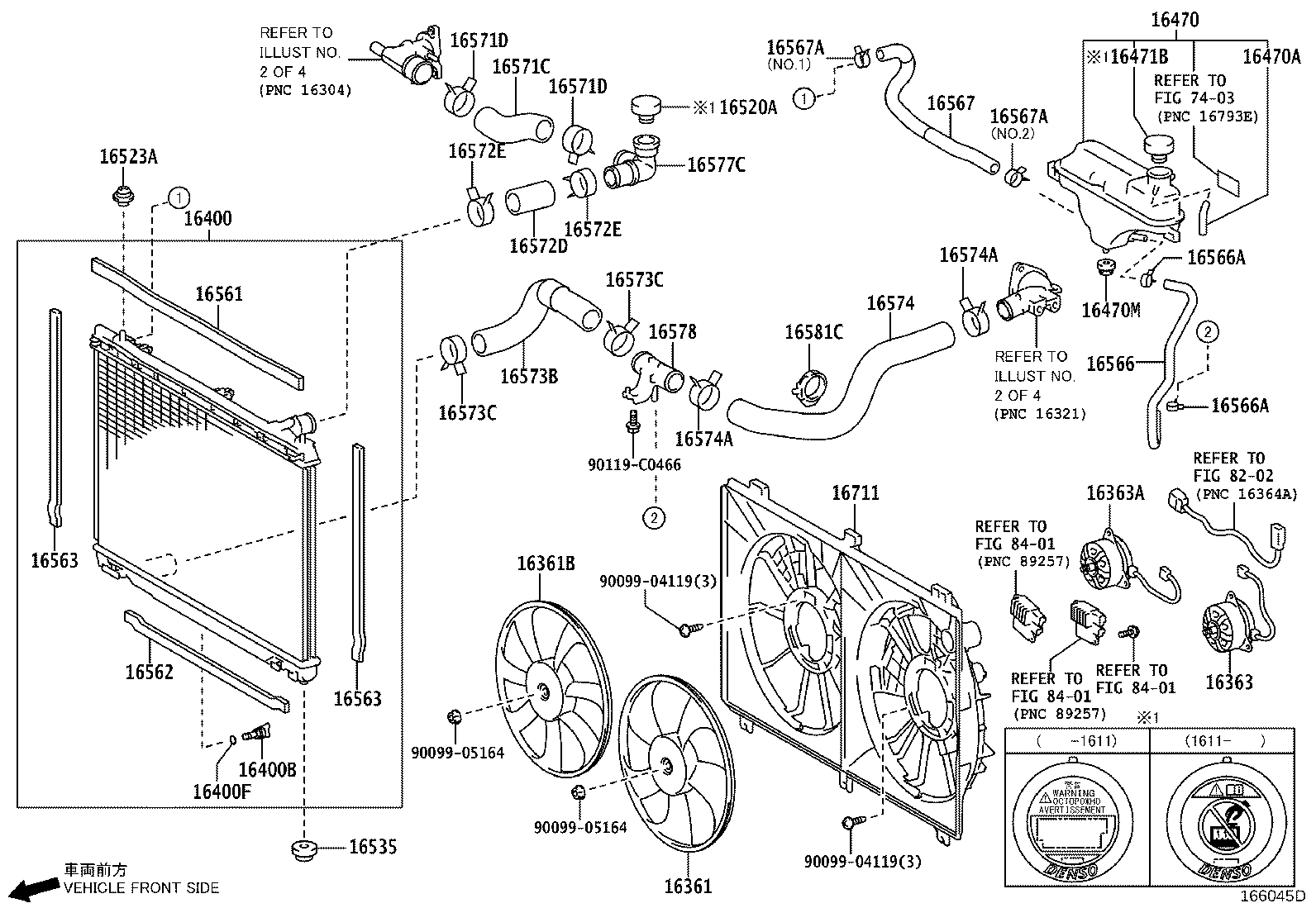 Exploded illustration 166045D