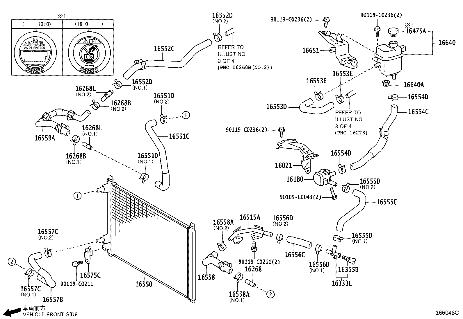 Exploded illustration 166046C