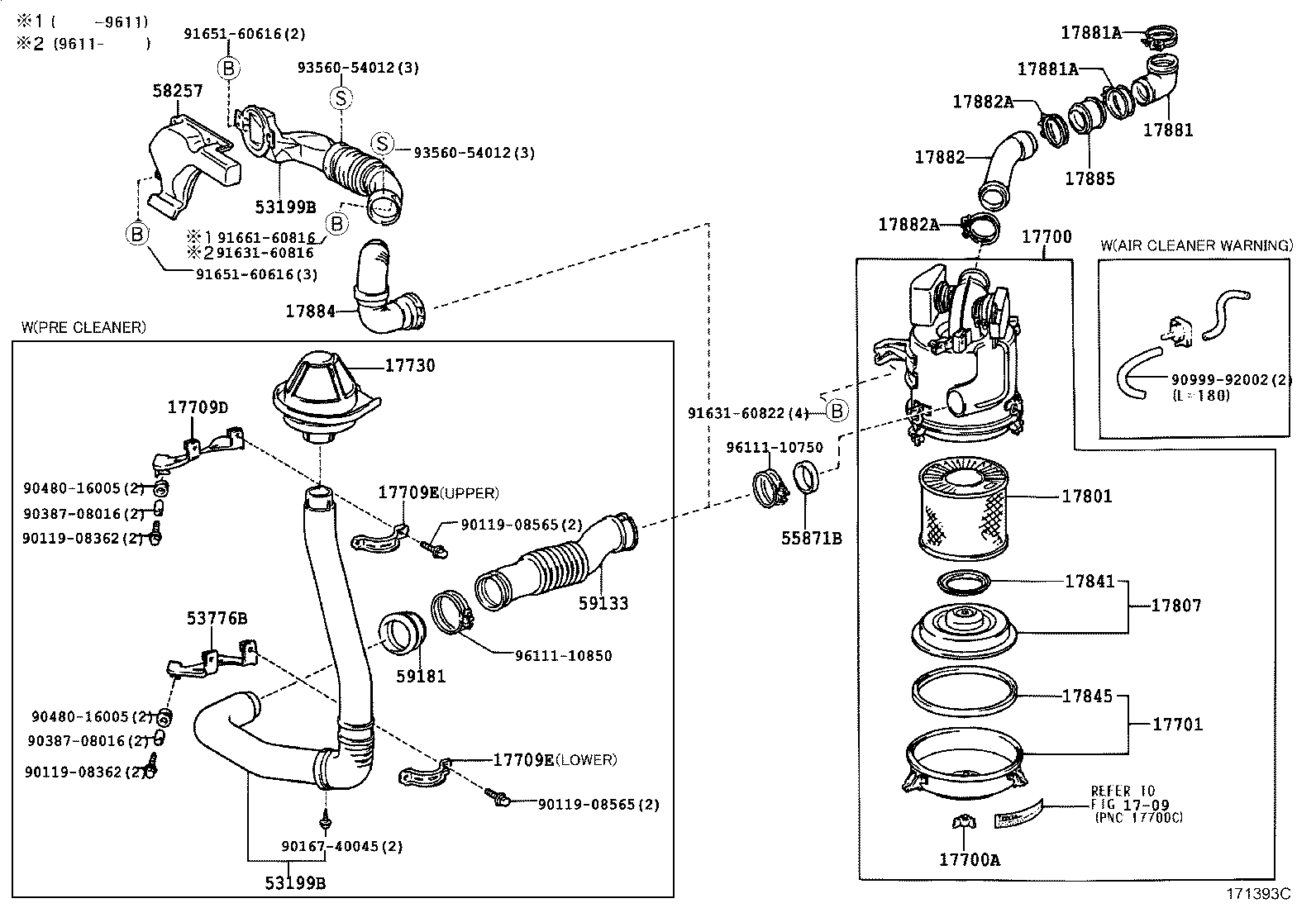 Exploded illustration 171393C