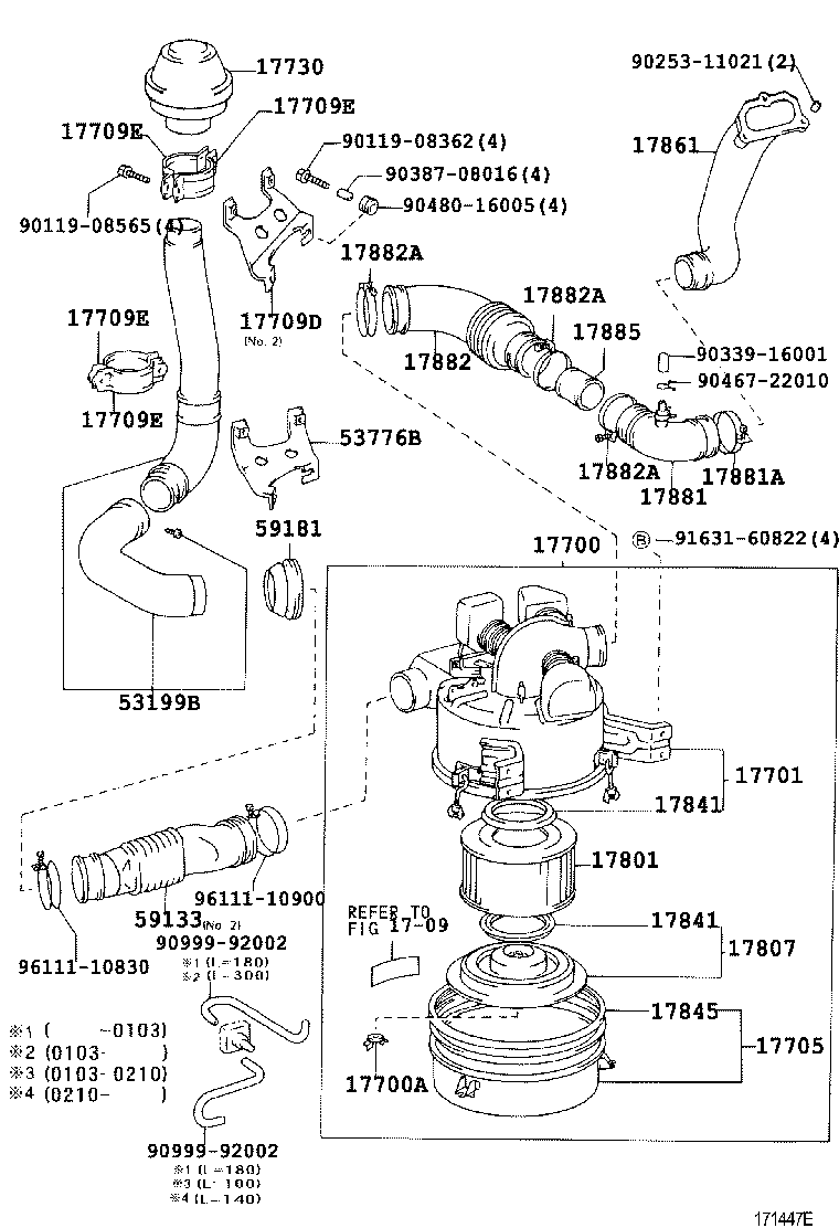 Exploded illustration 171447E