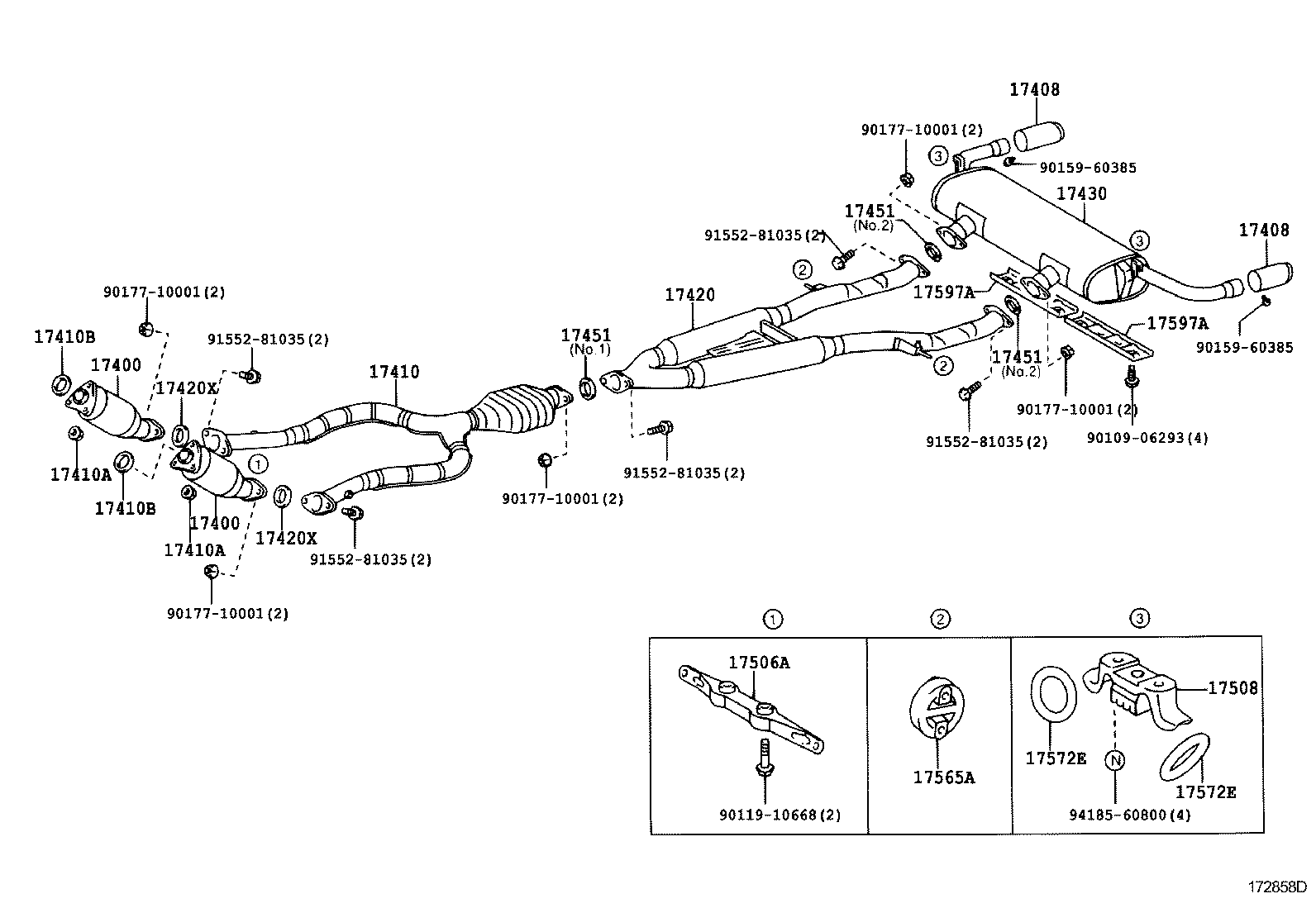 Exploded illustration 172858D
