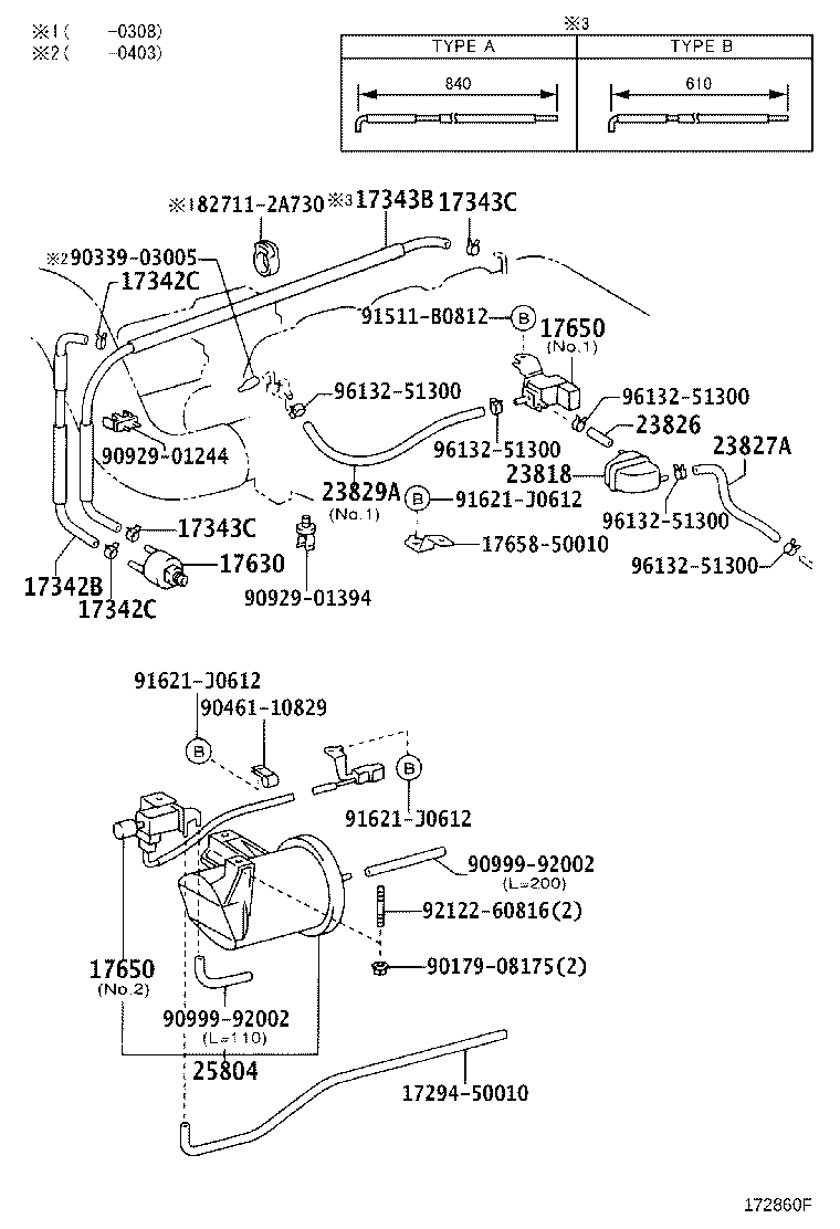 Exploded illustration 172860F
