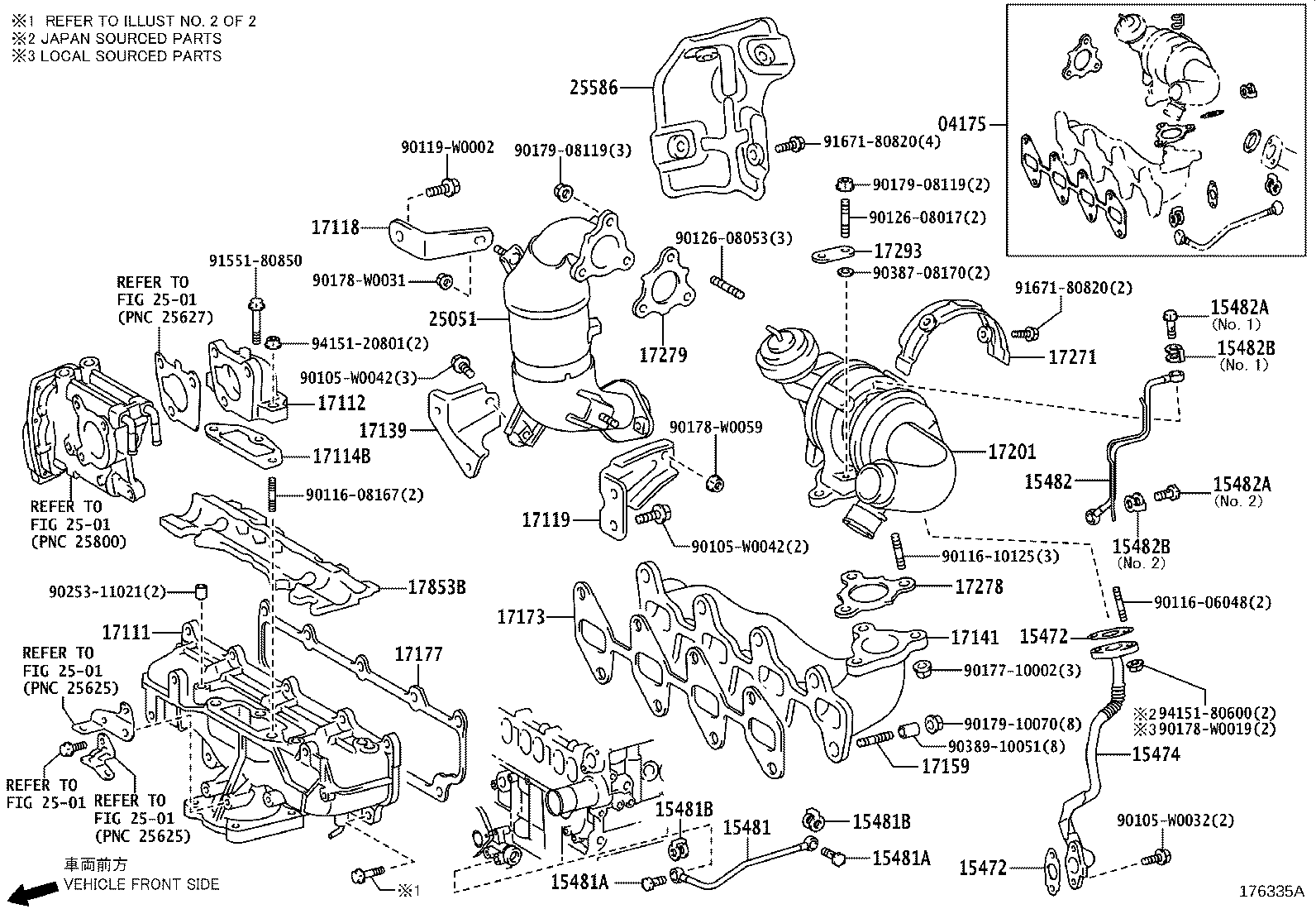 Exploded illustration 176335A