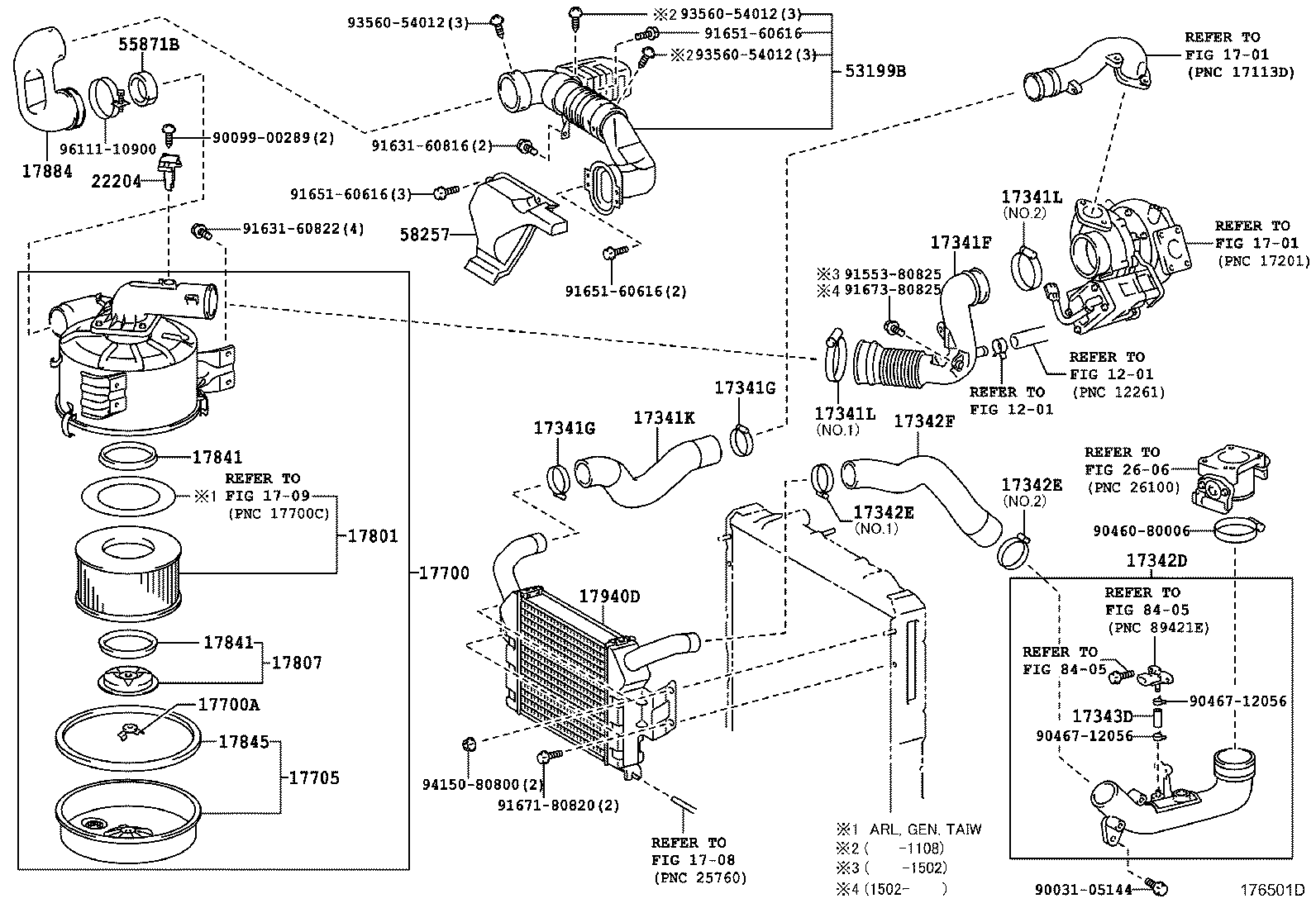 Exploded illustration 176501D