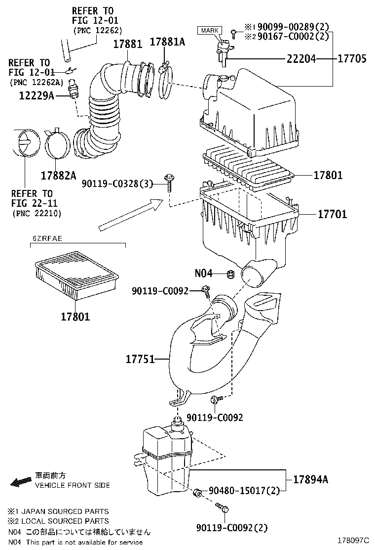 Exploded illustration 178097C