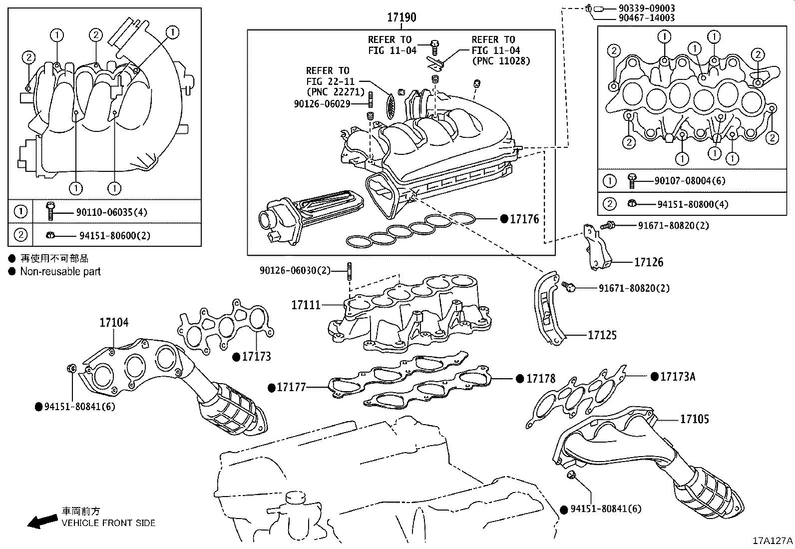Exploded illustration 17A127A