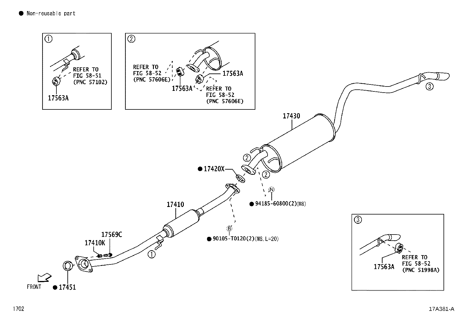 Exploded illustration 17A381A