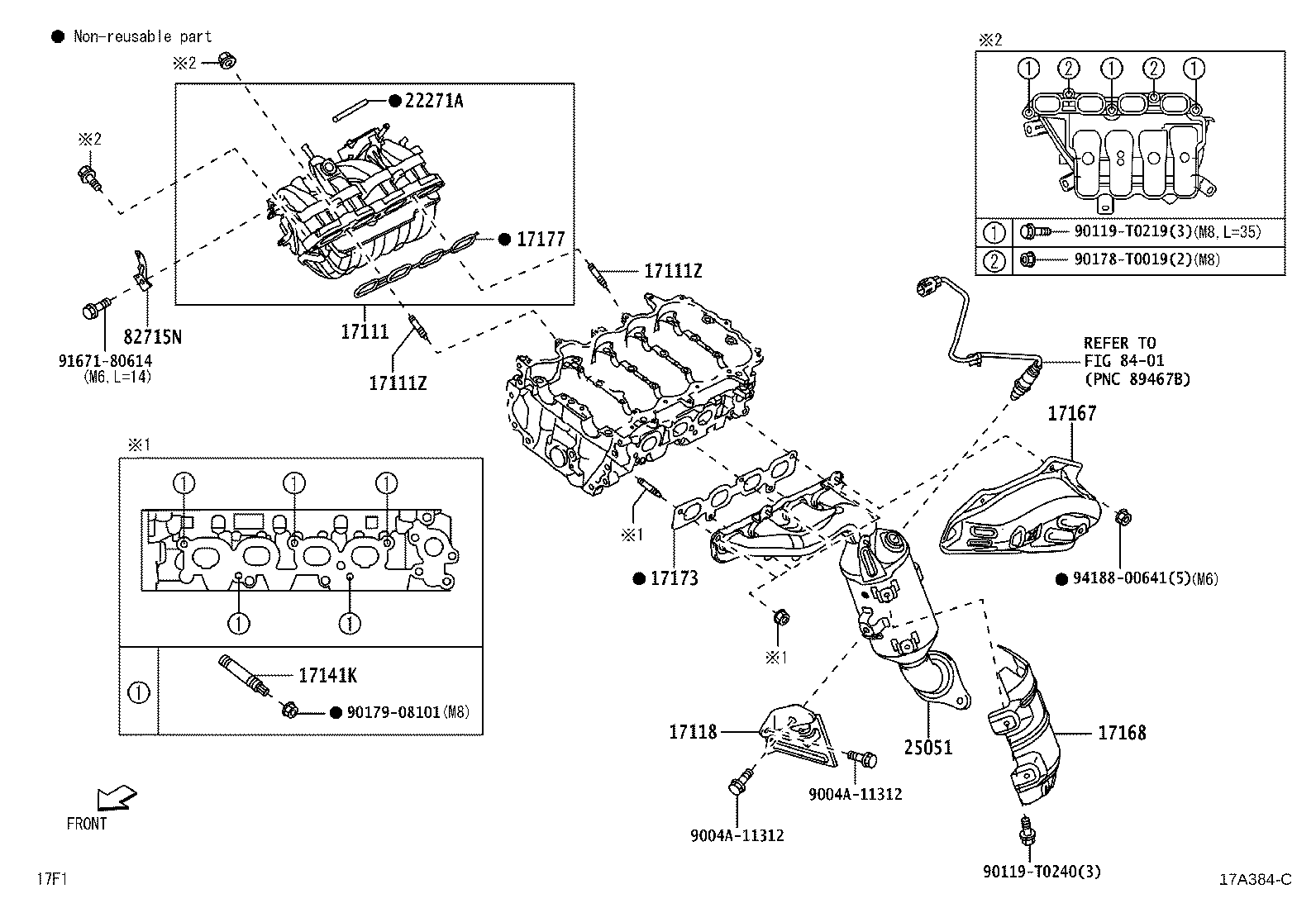 Exploded illustration 17A384C