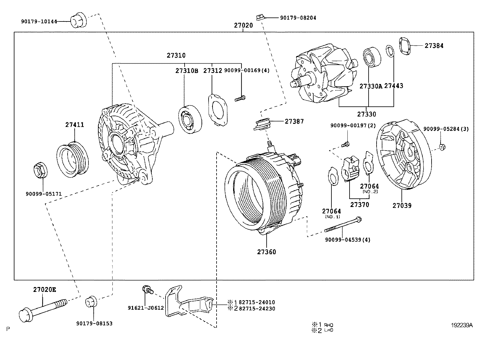Exploded illustration 192239A