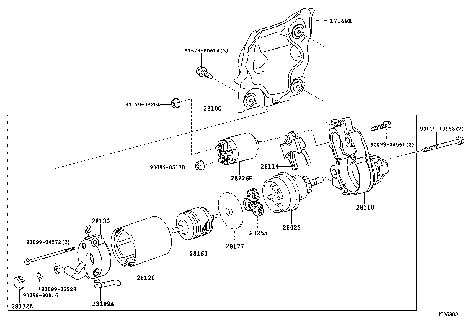 Exploded illustration 192589A