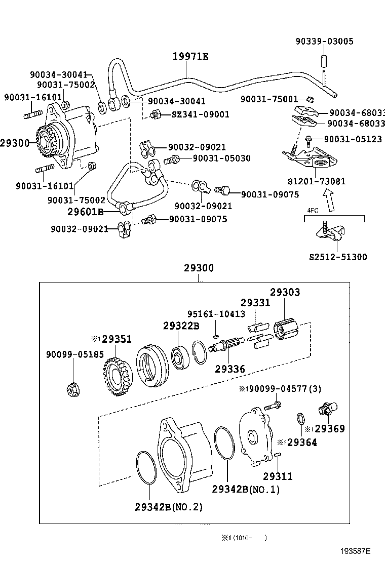 Exploded illustration 193587E