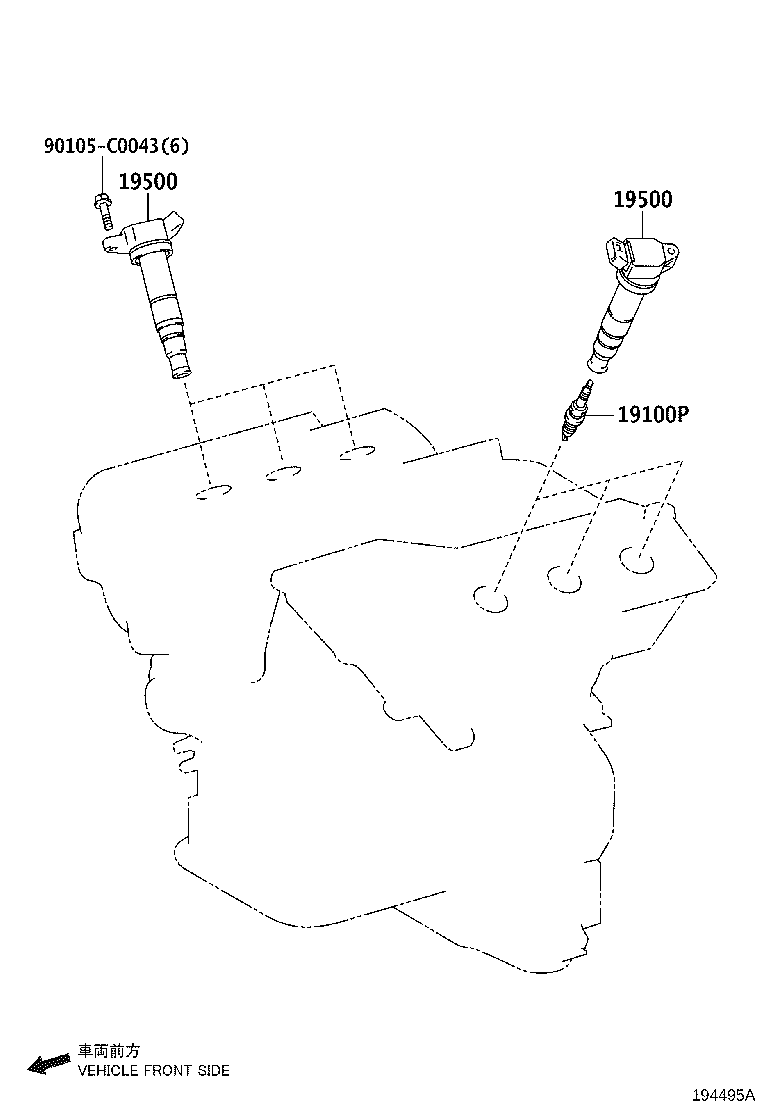 Exploded illustration 194495A