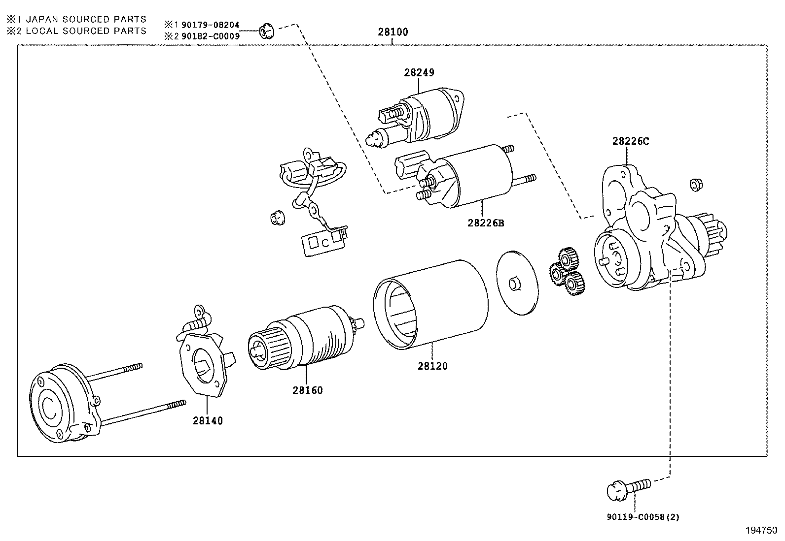 Exploded illustration 194750