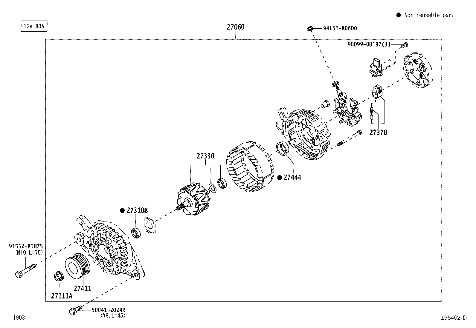 Exploded illustration 195402D