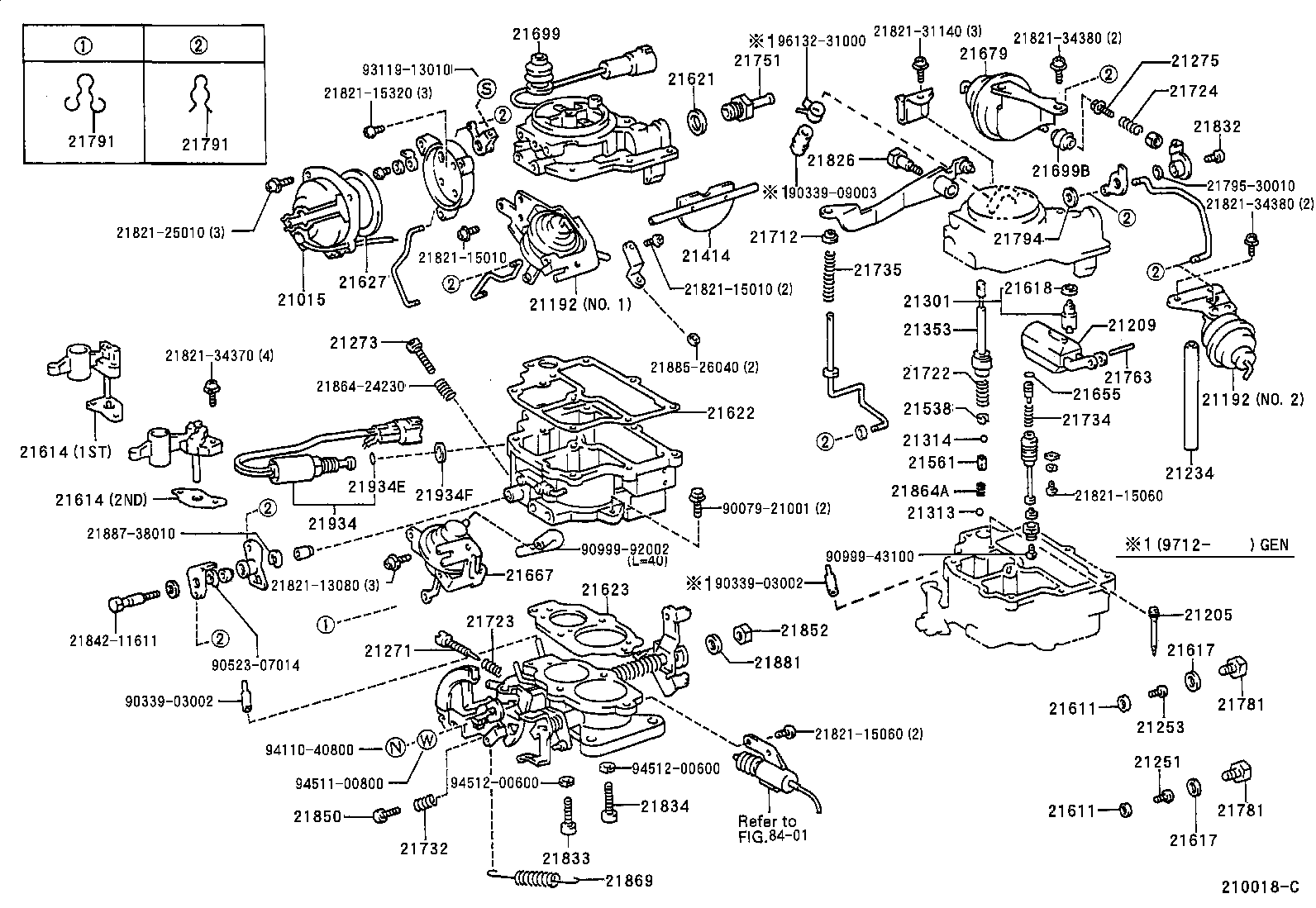 Exploded illustration 210018C