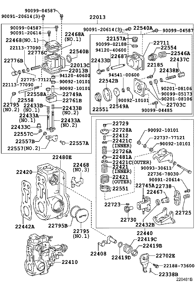 Exploded illustration 220481B