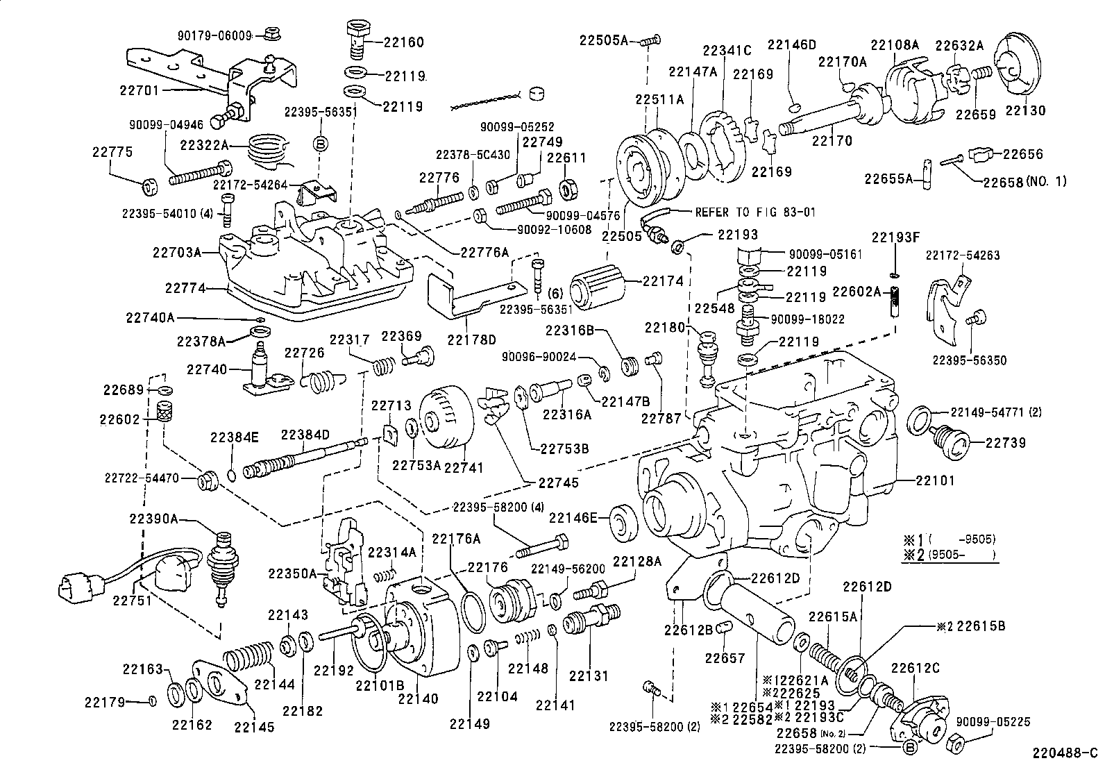 Exploded illustration 220488C