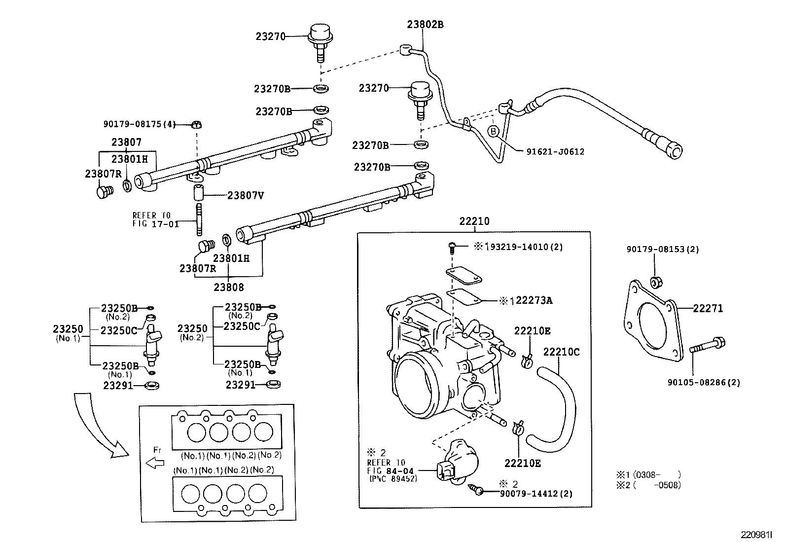 Exploded illustration 220981I