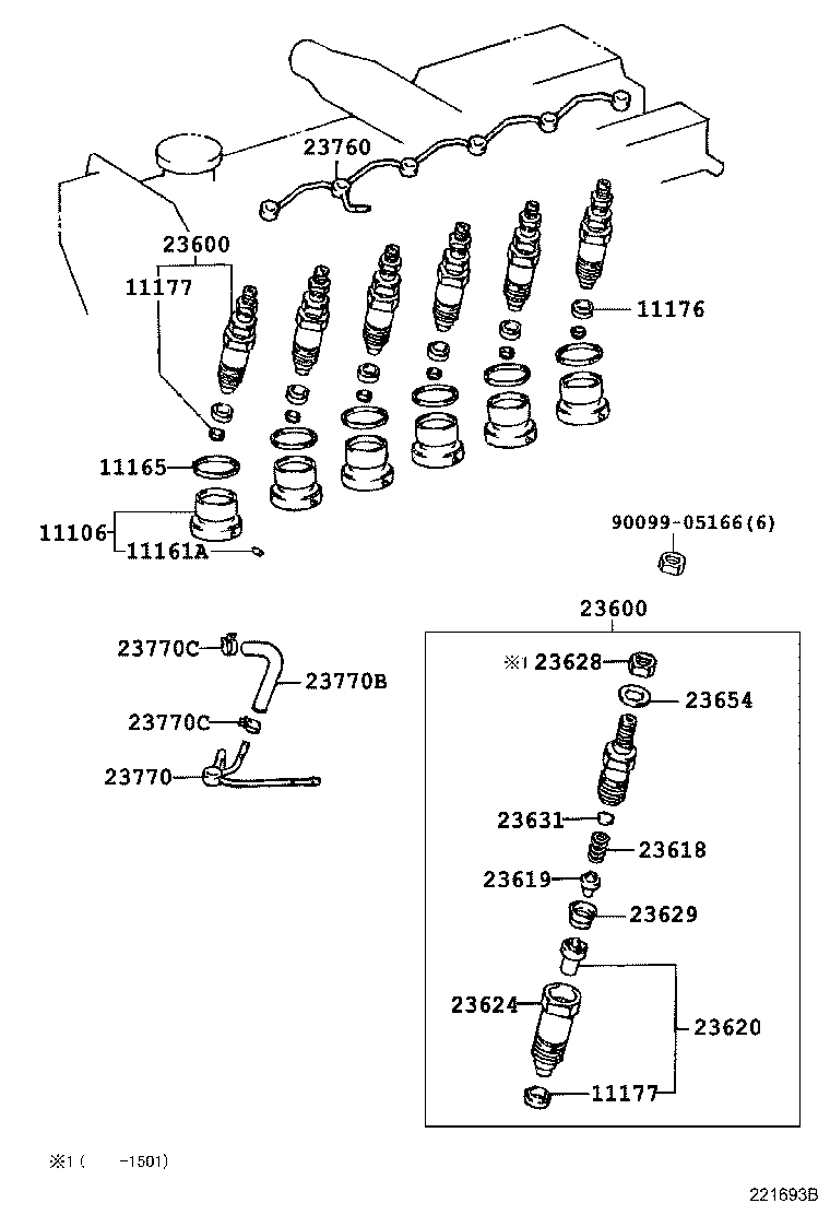Exploded illustration 221693B