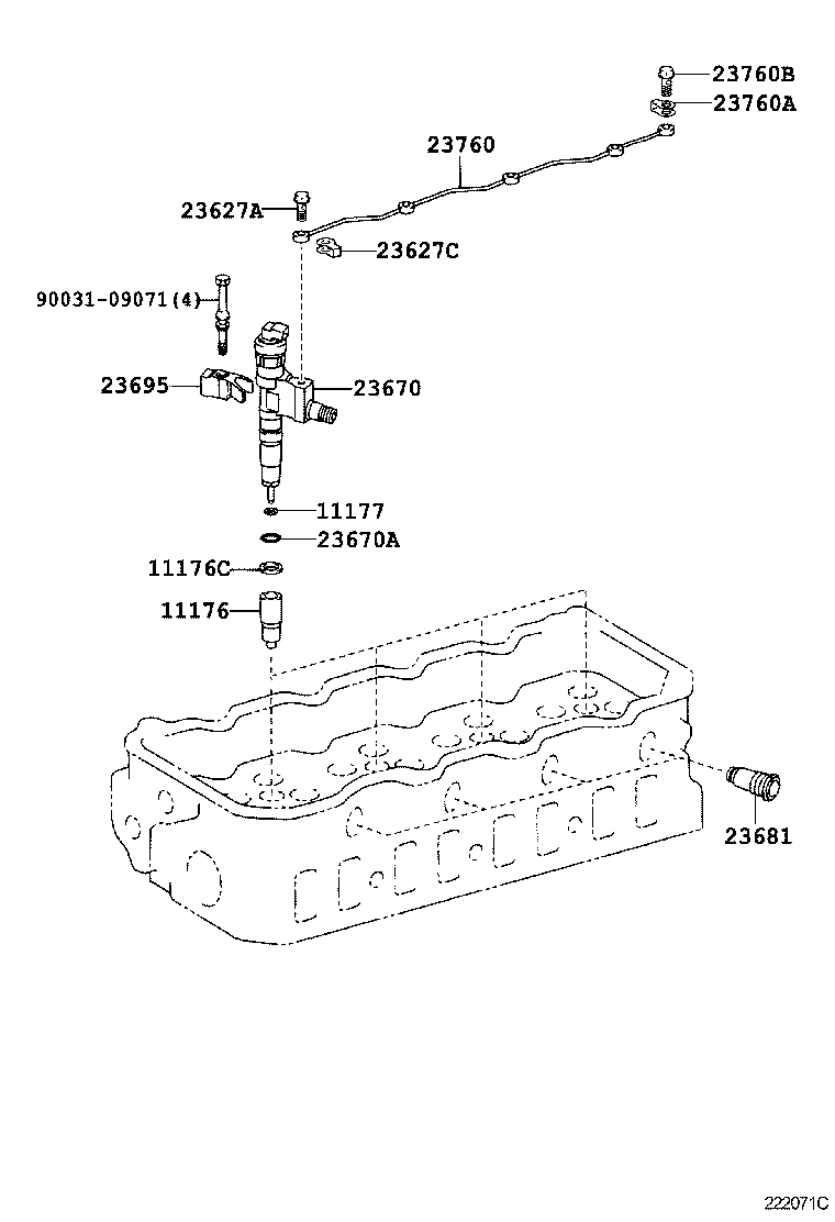 Exploded illustration 222071C