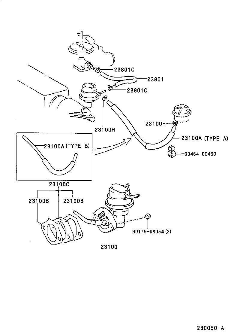 Exploded illustration 230050A