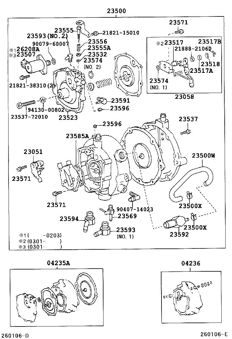 Exploded illustration 260106E