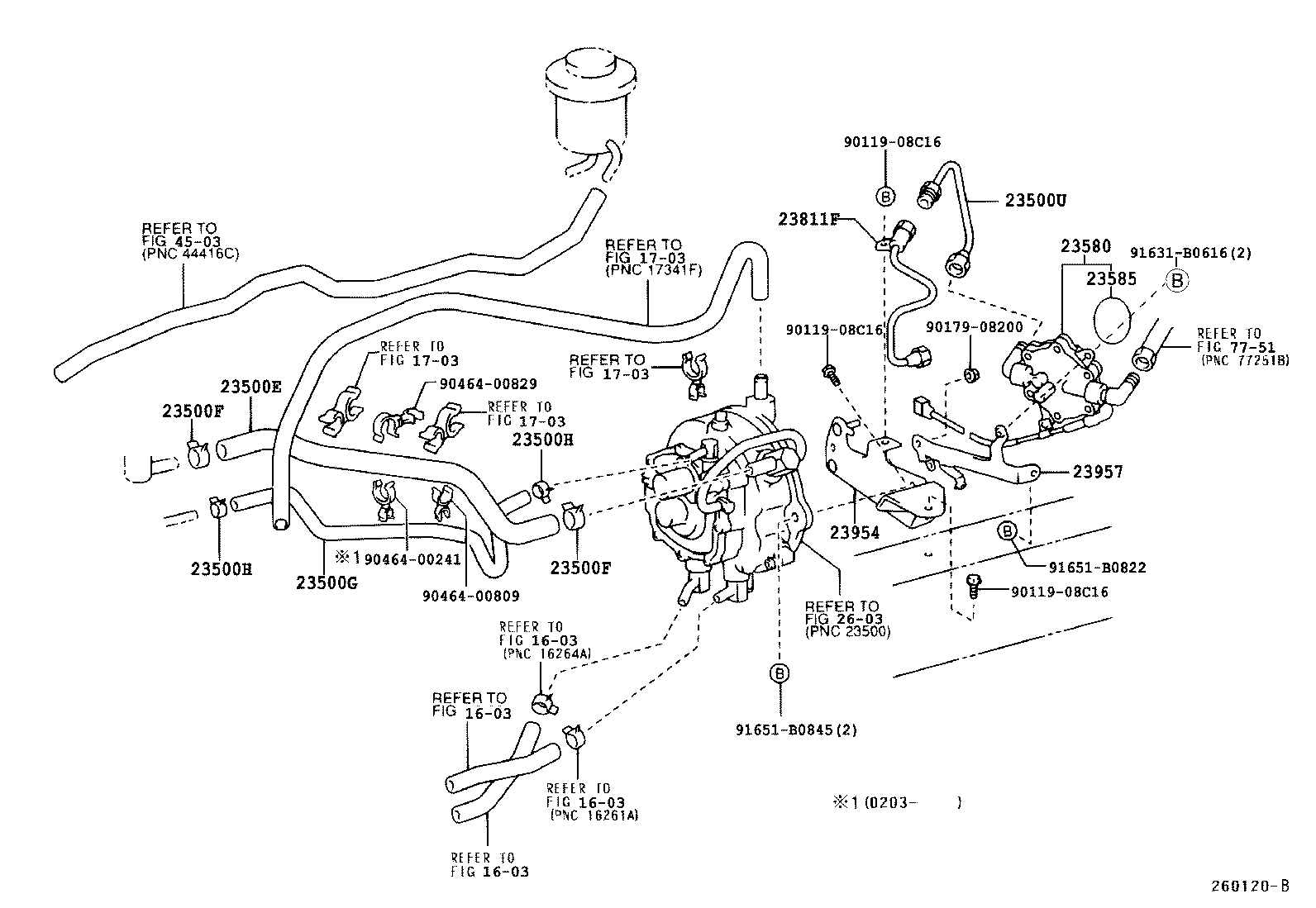 Exploded illustration 260120B