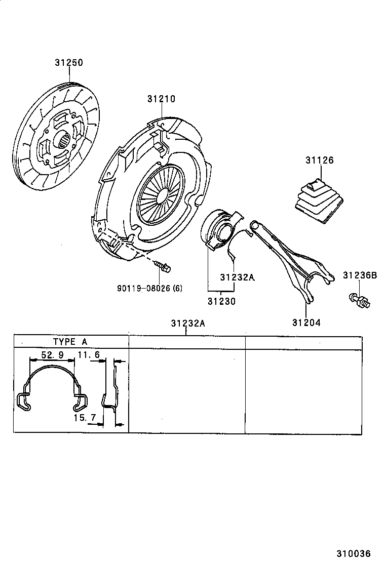 Exploded illustration 310036
