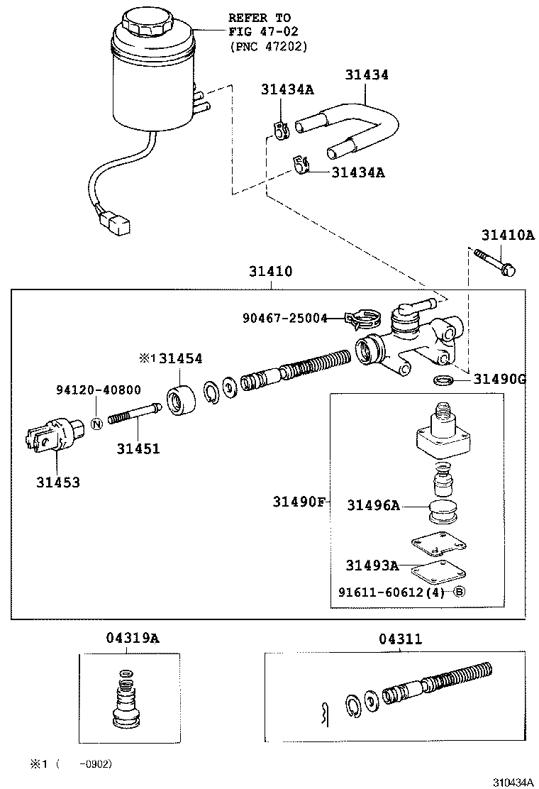 Exploded illustration 310434A