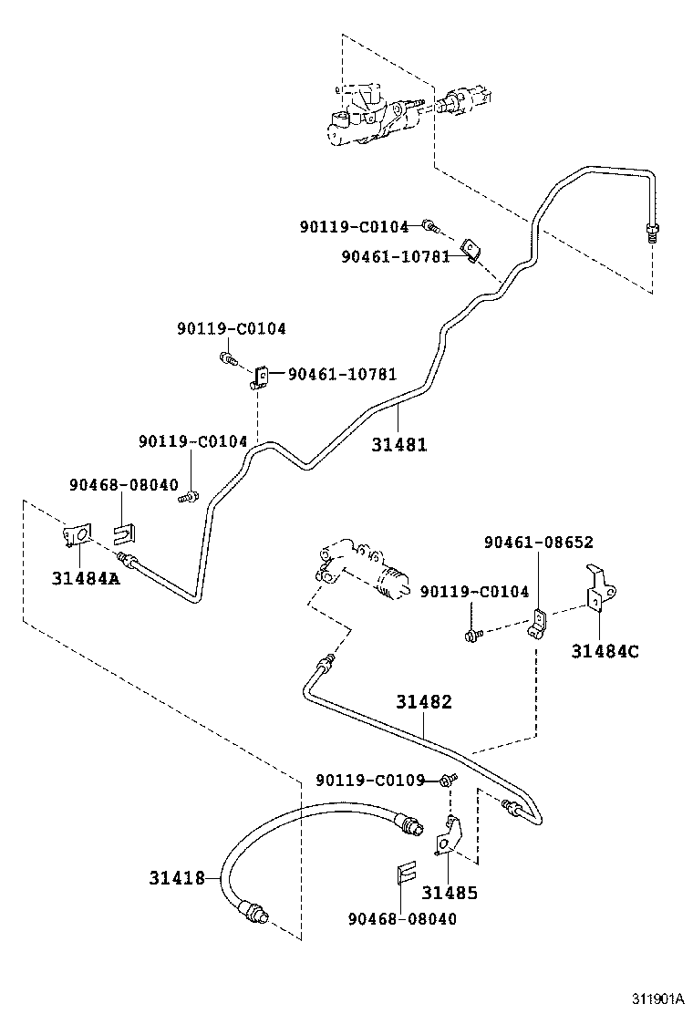 Exploded illustration 311901A