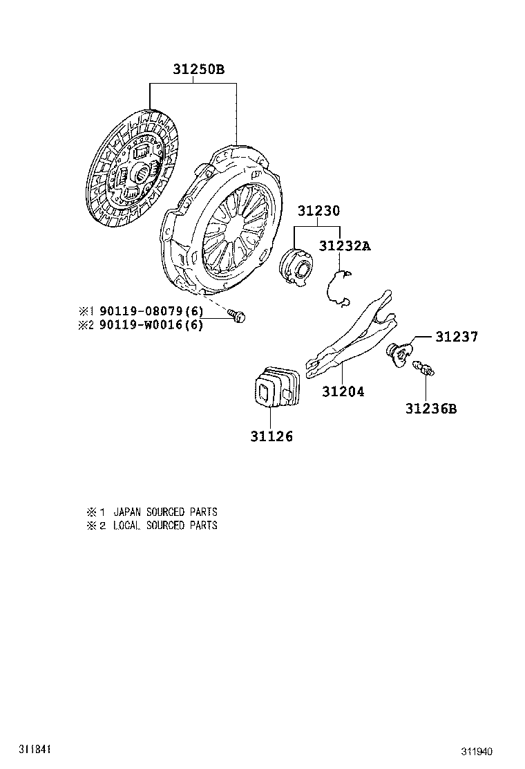 Exploded illustration 311940