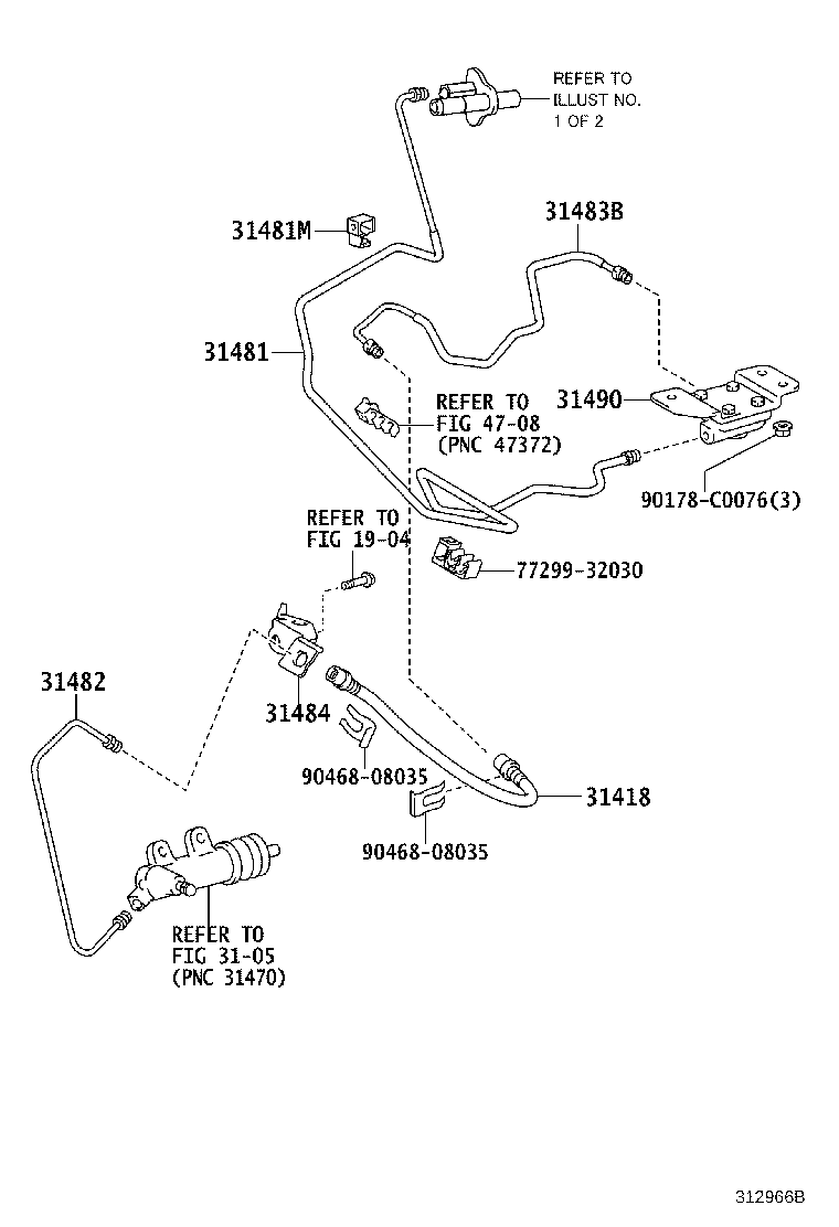 Exploded illustration 312966B