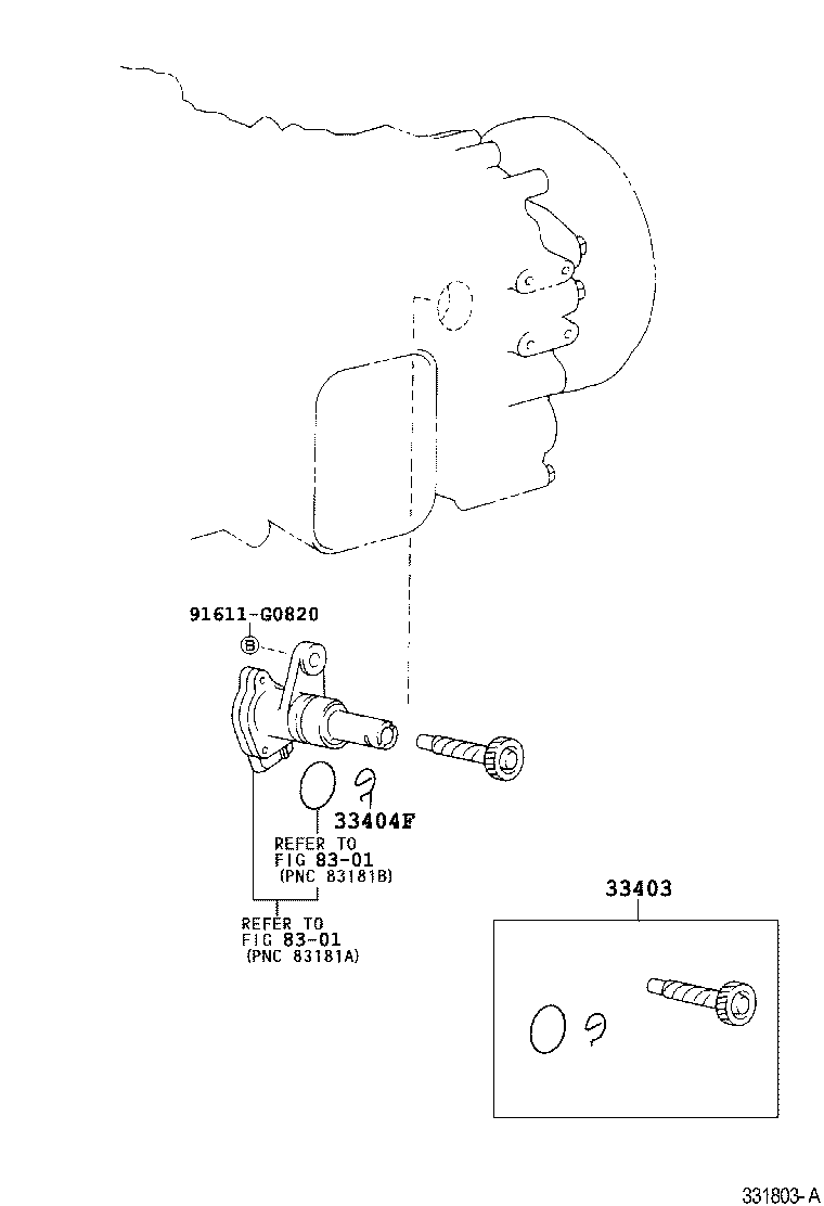Exploded illustration 331803A